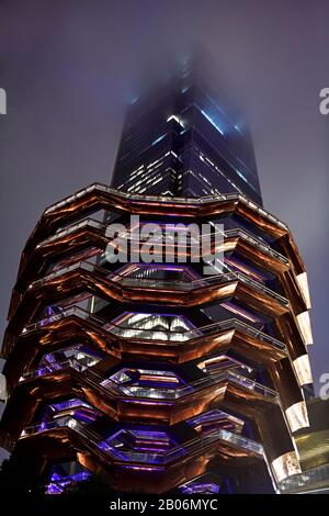 Das Schiff, begehbare Kunstwerke in den Hudson Yards des britischen Designers Thomas Heatherwick, Manhattan, New York City, New York State, USA Stockfoto