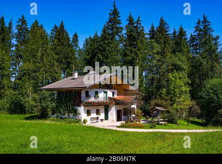 Mesnerhaus, Salzburger Freilichtmuseum, Großgmain, Flachgau, Land Salzburg, Österreich Stockfoto