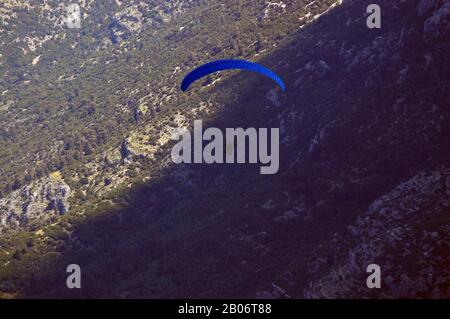 Paragliding Stockfoto