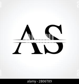 Erste als Brief Logo mit Kreativen Moderne Typografie Vektor Vorlage. Kreative abstrakte Buchstaben als Logo Design Stock Vektor