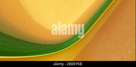 Abstrakte, frische, moderne Hintergrundgeometrie Linien Wellen, die grüne Farbe verfärben. Tolles Design für jeden Zweck Stockfoto