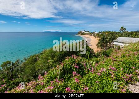 Grace Bay und Strand, St. Mary, Antigua, Leeward-Inseln, West Indies, Karibik, Mittelamerika Stockfoto