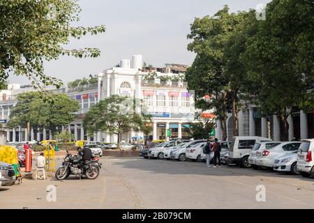 Connaught Place in Neu-Delhi, Indien Stockfoto
