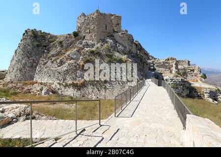 Libanon: Überreste der Festung Beaufort Crusader im Südlibanon Stockfoto