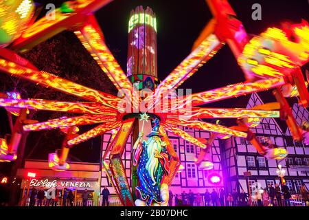 All Hallows Funfair in der Altstadt, Deutschland, Nordrhein-Westfalen, Soest Stockfoto