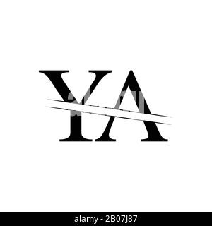 Vektor-Vorlage für das ursprüngliche Logo im Vorjahr. Creative Letter VYA Business Logo Vector Illustration Stock Vektor