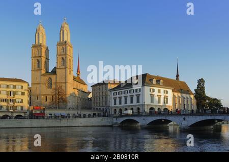 Grossmuenster, Zürich, Schweiz Stockfoto