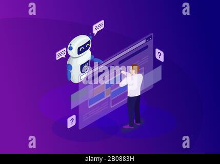 Plauschige isometrische Farbvektorabbildung Stock Vektor