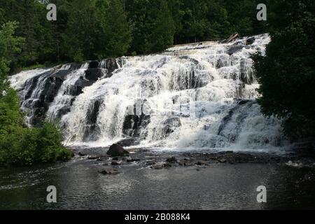 Bond Falls in Michigan Stockfoto