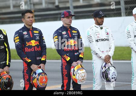 Barcelona, Spanien, 19. Februar 2020, redbull Fahrer während Der Tests Vor der Saison 2020 - Tag 1 - Formel-1-Meisterschaft - Credit: LPS/Alessio De Marco/Alamy Live News Stockfoto