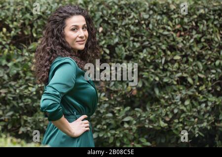 Katia Greco Photocall der neuen Episoden der italienischen Belletristik "Il Commissario Montalbano" (Foto von Matteo Nardone/Pacific Press) Stockfoto