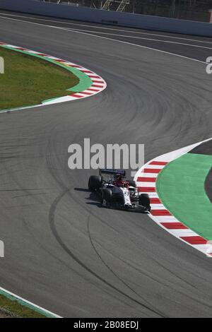 Robert robert kubica (pol) alfa romeo-rennfahrer c39 Reservefahrer während Der Tests Vor der Saison 2020 - Tag 1, Formel 1-Meisterschaft in Barcelona (Spanien), Italien, 19. Februar 2020 Stockfoto