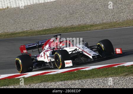 Robert robert kubica (pol) alfa romeo-rennfahrer c39 Reservefahrer während Der Tests Vor der Saison 2020 - Tag 1, Formel 1-Meisterschaft in Barcelona (Spanien), Italien, 19. Februar 2020 Stockfoto
