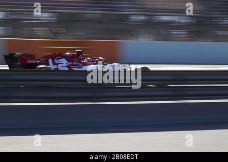 Robert robert kubica (pol) alfa romeo-rennfahrer c39 Reservefahrer während Der Tests Vor der Saison 2020 - Tag 1, Formel 1-Meisterschaft in Barcelona (Spanien), Italien, 19. Februar 2020 Stockfoto