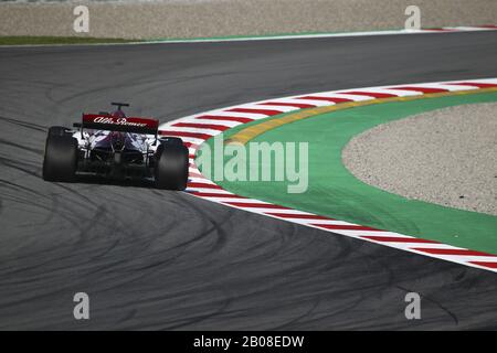 Robert robert kubica (pol) alfa romeo-rennfahrer c39 Reservefahrer während Der Tests Vor der Saison 2020 - Tag 1, Formel 1-Meisterschaft in Barcelona (Spanien), Italien, 19. Februar 2020 Stockfoto