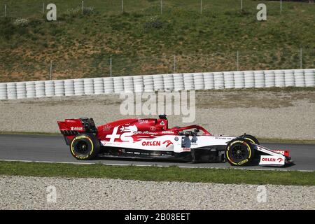 Robert robert kubica (pol) alfa romeo-rennfahrer c39 Reservefahrer während Der Tests Vor der Saison 2020 - Tag 1, Formel 1-Meisterschaft in Barcelona (Spanien), Italien, 19. Februar 2020 Stockfoto