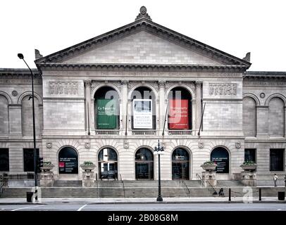 Chicago Institute of Art Building. Stockfoto