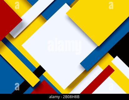 Abstrakter geometrischer mehrschichtiger Hintergrund Stock Vektor