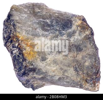 Paragonit, Mica, Lanark, Ontario Paragonit ist ein Mineral, das mit Muskovit verwandt ist; ein grundlegendes Silikat aus Natrium und Aluminium. Stockfoto