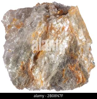 Silver Mica, Grenville, Quebec Die Glimmergruppe der Blattsilikatminerale (Phyllosilikat). Stockfoto