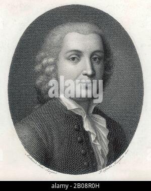 Carlo GOLDONI (1707-1793) italienischer Dramatiker und Librettist Stockfoto
