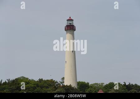 Cape May Lighthouse, New Jersey Stockfoto