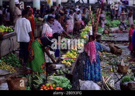 COMORO ISLANDS, GRAND COMORE, MORONI, MARKTSZENE Stockfoto