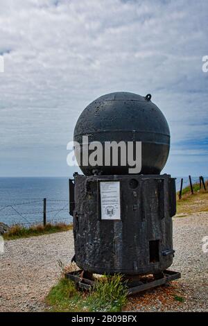 Frankreich, Brittainy, Pen Hir, Musee Memorial, Schlacht am Atlantik, Poite de Pen Hir, Bunker Atlantikschlacht, zweiten Weltkrieg, Atlantikwall, Stockfoto