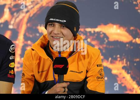 Barcelona, Spanien. Feb. 2020. Circuit De Barcelona Catalunya, Barcelona, Katalonien, Spanien; Formel-1-Test Vor der Saison; McLaren, Lando Norris Credit: Action Plus Sports Images/Alamy Live News Stockfoto