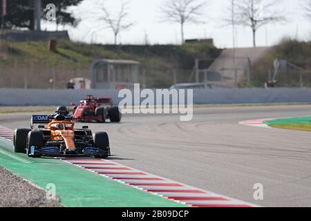 Barcelona, Spanien. Feb. 2020. Circuit De Barcelona Catalunya, Barcelona, Katalonien, Spanien; Formel-1-Test Vor der Saison; McLaren, Carlos Sainz Credit: Action Plus Sports Images/Alamy Live News Stockfoto