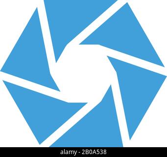 Vektorvorlage für das Design von Fotosymbols Stock Vektor