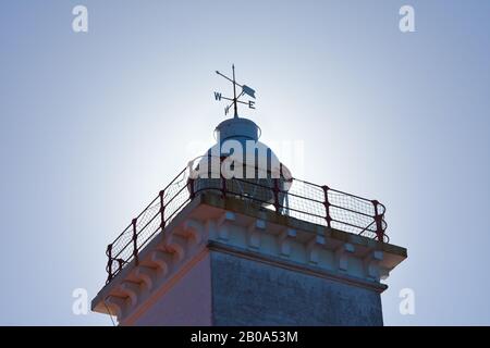Cape St Blaize Lighthouse Mit Sunlight Glow Stockfoto