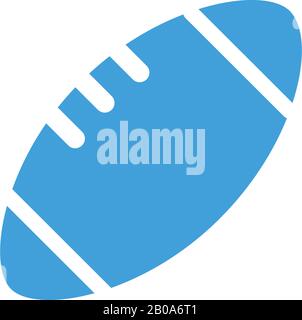 Vektorvorlage für American Football Icon Design Stock Vektor