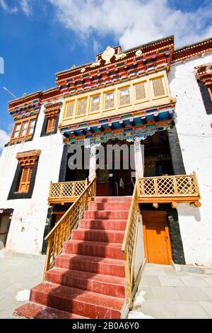 Liker oder Klukhil Kloster in Ladakh. Himalaya. Indien Stockfoto