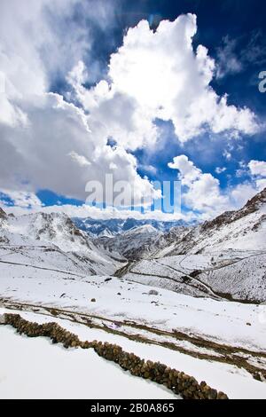 Ulley vallley. Himalaya. Ladak, Indien Stockfoto