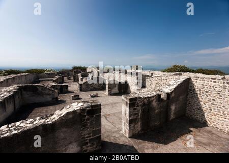 Xochicalco archäologische Stätte, Akropolis, Morelos, Mexiko, Zentralamerika Stockfoto