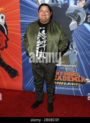 19. Februar 2020 - Westwood, Kalifornien - Cosme Flores. Funimation Films Präsentiert Die nordamerikanische Premiere Von "My Hero Academia: Heroes Rising", die im Regency Village Theatre abgehalten wird. (Bild: © Birdie Thompson/AdMedia über ZUMA Wire) Stockfoto