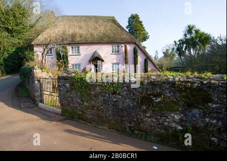 Ferienhaus in Cockington Village Devon England Stockfoto