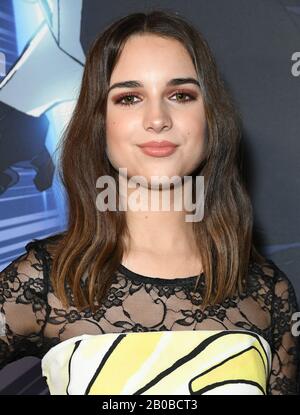 19. Februar 2020 - Westwood, Kalifornien - Valeria Jauregui. Funimation Films Präsentiert Die nordamerikanische Premiere Von "My Hero Academia: Heroes Rising", die im Regency Village Theatre abgehalten wird. (Bild: © Birdie Thompson/AdMedia über ZUMA Wire) Stockfoto