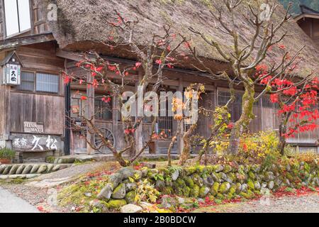 Traditionelles Haus von Ogimachi (UNESCO-Weltkulturerbe), Shirakawa-go, Präfektur Toyama, Japan Stockfoto