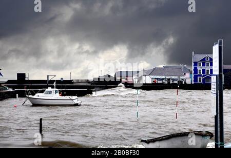 Hafen, Aberaeron Wales Stockfoto