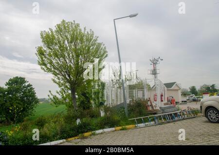 Allgemeine Sicht auf Gokceada Stockfoto