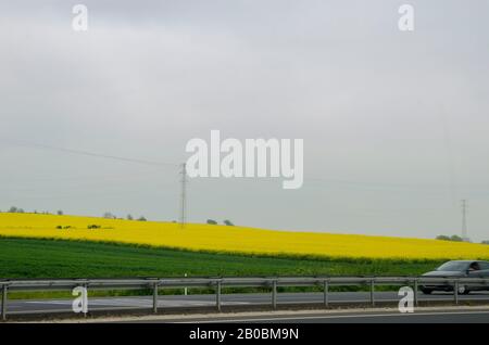 Allgemeine Sicht auf Gokceada Stockfoto