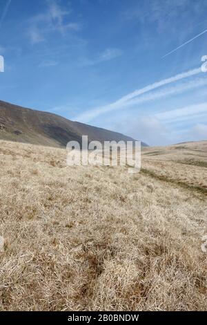 Fan Hir Ridge on Black Mountain, Brecon Beacons, Powys, Wales, Großbritannien Stockfoto