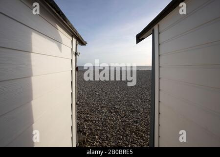 Küstenstadt Lyme Regis, Dorset, Großbritannien Stockfoto