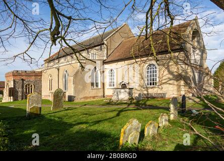 Dorfpfarrei Shotley, Suffolk, England, Großbritannien Stockfoto