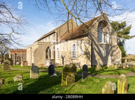 Dorfpfarrei Shotley, Suffolk, England, Großbritannien Stockfoto