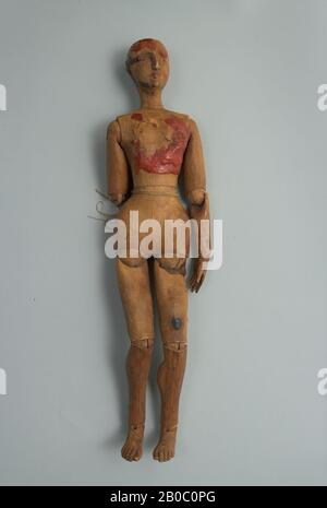 Unbekannter Künstler Mannequin kaufte Homer in Tynemouth, England, 1881-1883, Mannikin, Holz (keine Kleidung), 13 5/16 Zoll. (33,81 cm Stockfoto