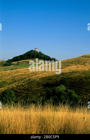 SLOWAKEI, BANSKA STIAVNICA, BAROQUE CALVARY (PILGERKIRCHE) Stockfoto