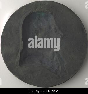Pierre Jean David d'Angers, Jean Paul Marat, 1830, Bronze, 4 13 / 16 Zoll (12,3 cm.) Stockfoto
